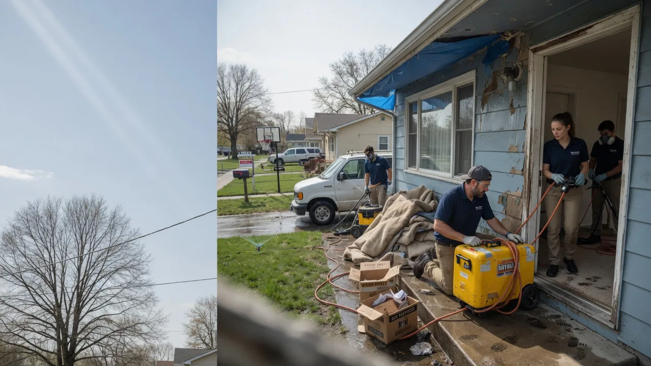 Basement Flood Cleanup in Cuba, KS near me